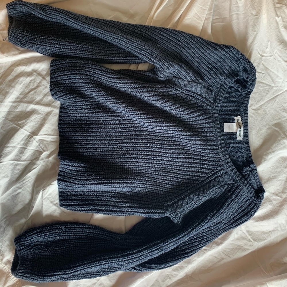 Cozy waffle knit long sleeve!